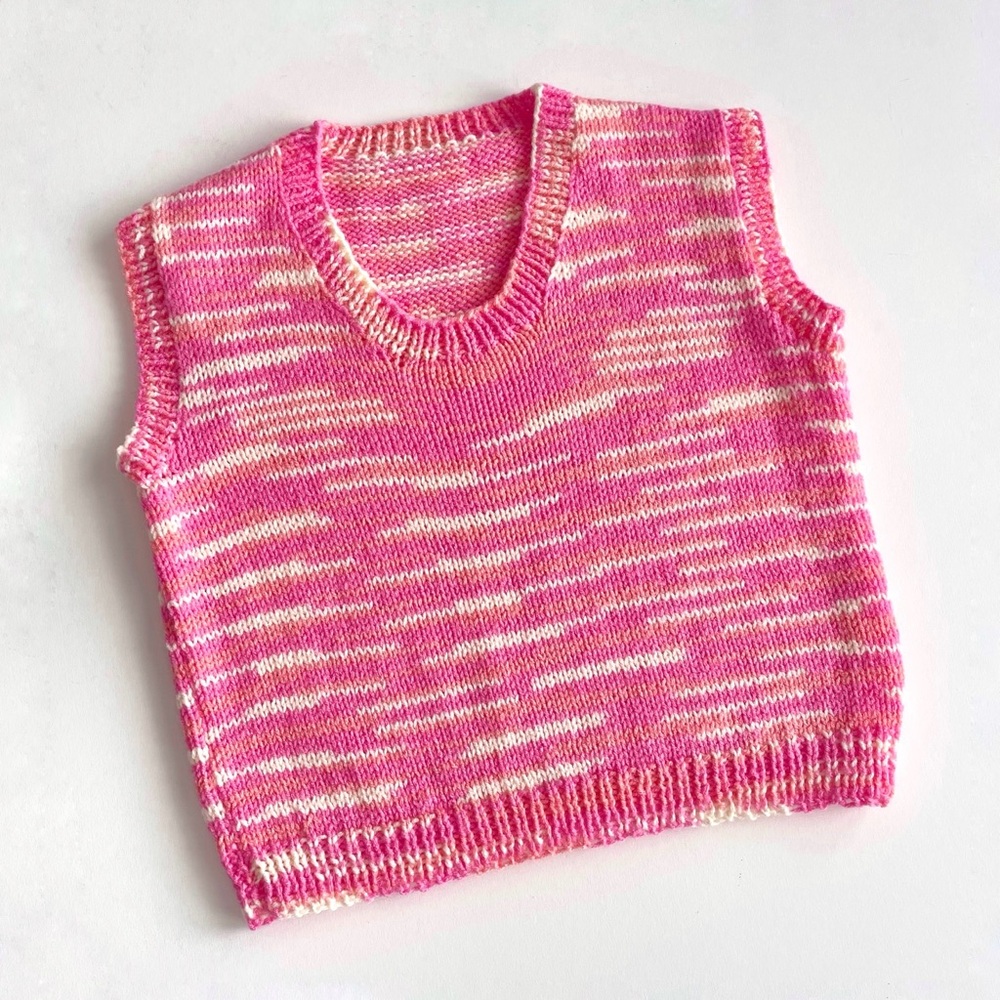 Hand Knit Sweater Vest